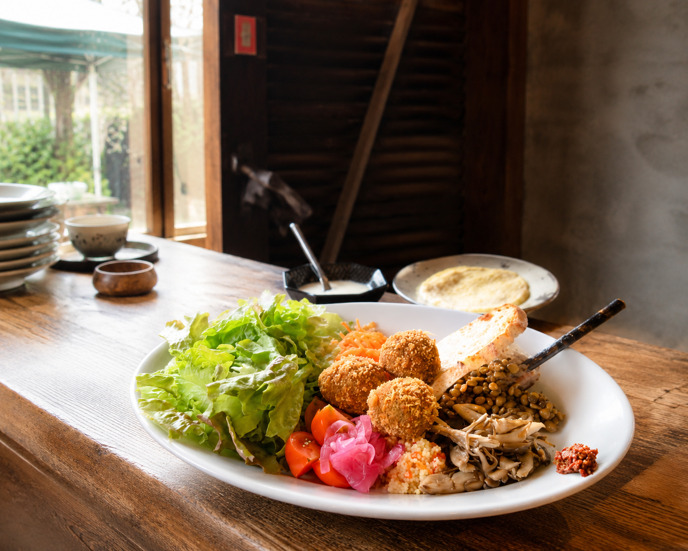 月と小屋の特別ランチ